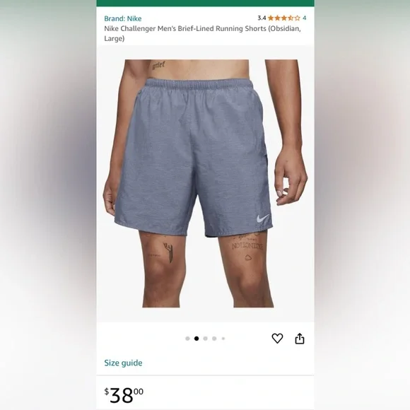 Nike Men's Gray and Black Shorts. Size XL. Like New! - Picture 10 of 16